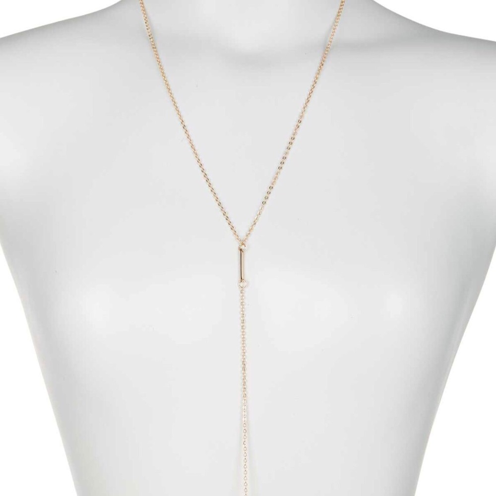 Eye Candy adjustable bar drop necklace - Picture 1 of 4